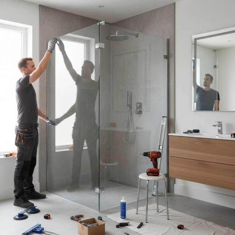 Shower Door Installation in Conroe, TX